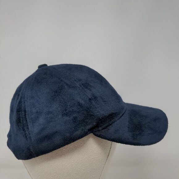 Unbranded Snapback Hat Blue OSFM Suede Adjustable 6 Panel Blank - Picture 4 of 7